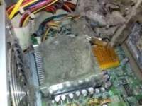Total verschmutzter Kühler eines PC