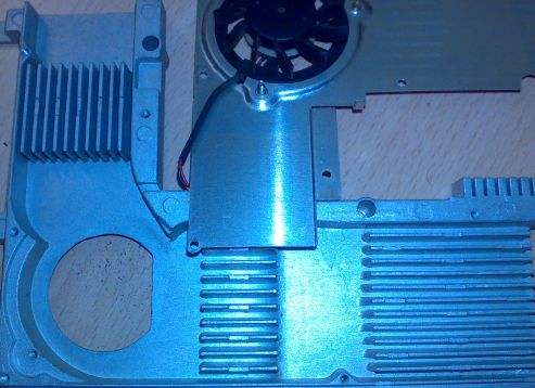 Lüfterreinigung am Beispiel eines Notebook Gericom